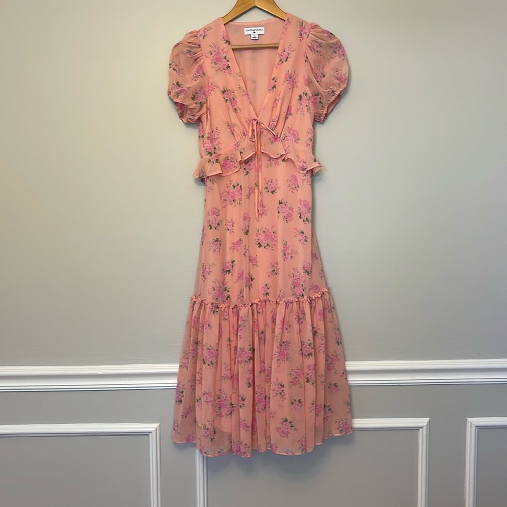 LoveShackFancy Floral Dress Size 0
